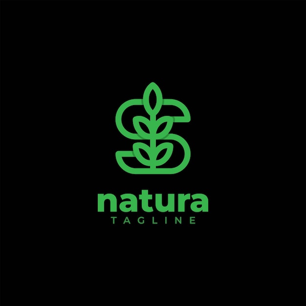 natuur logo ontwerpsjabloon