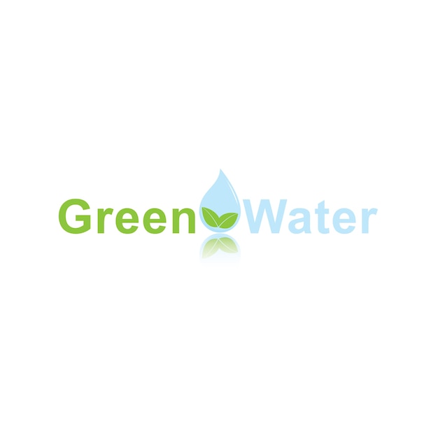 Natuurlijk groen water logo