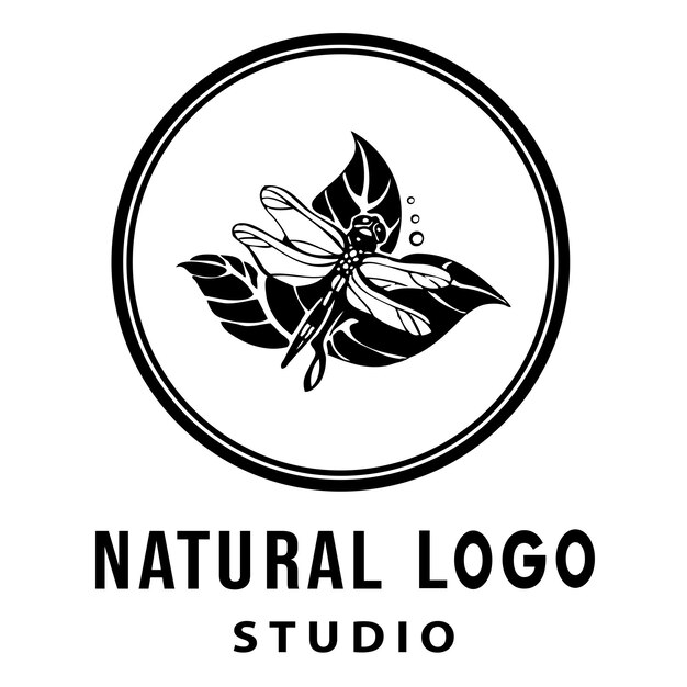 Natuurlijke logostudio-ontwerpen