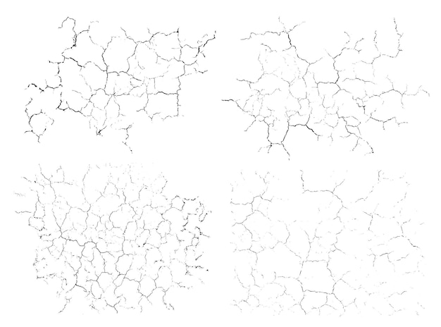 Vector natuurlijke scheuren achtergronden