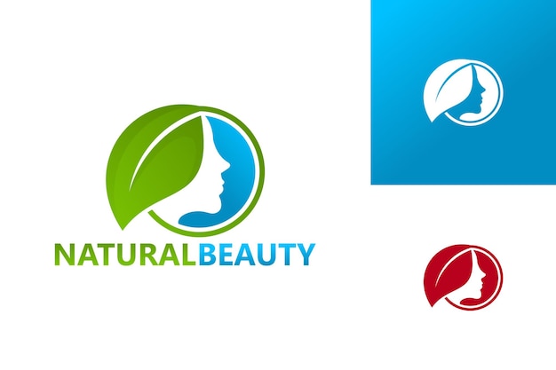 Natuurlijke schoonheid Logo Template Design Vector, embleem, ontwerpconcept, creatief symbool, pictogram