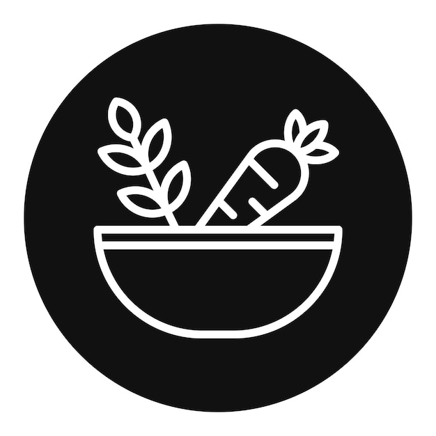 Natuurlijke voedselpictogram vector afbeelding Kan worden gebruikt voor voeding