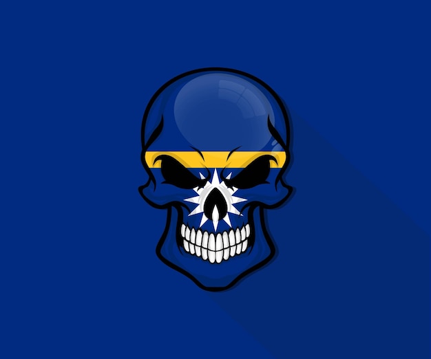 Nauru skull pride vlag icon