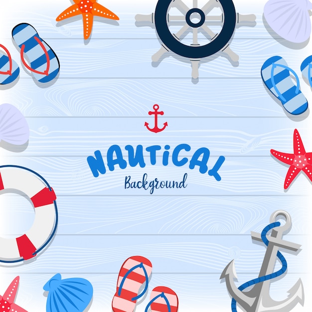 Nautical background design