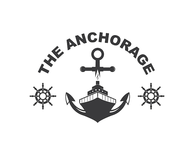 Nautical logo vector icon illustration