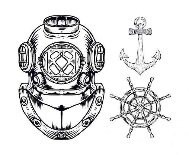 nautical set pack illustration