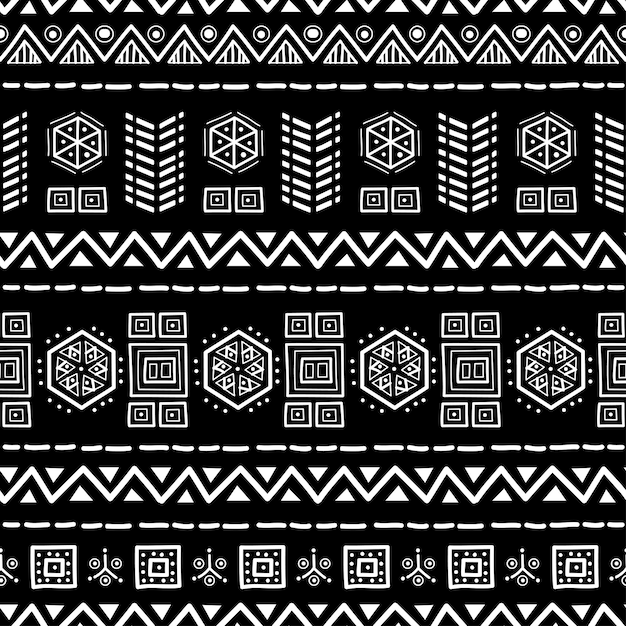 Navajo naadloze patroon ikat-achtergrond met traditionele ontwerptextuur