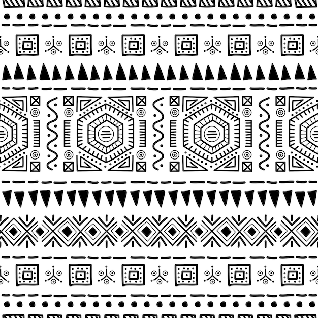 Navajo seamless pattern Ikat background with traditional design texture