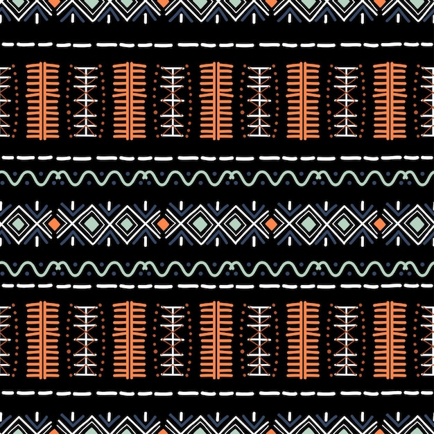 Navajo seamless pattern Ikat background with traditional design texture