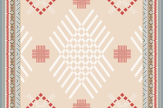 Navajo tribal vector seamless pattern Native American ornament Ethnic South Western decor style B