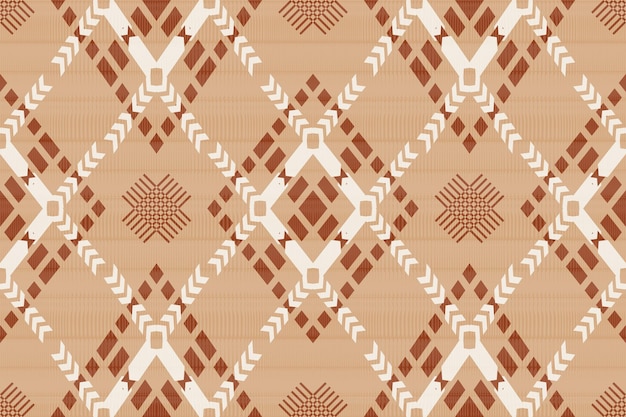 Navajo tribal vector seamless pattern Native American ornament Ethnic South Western decor style B