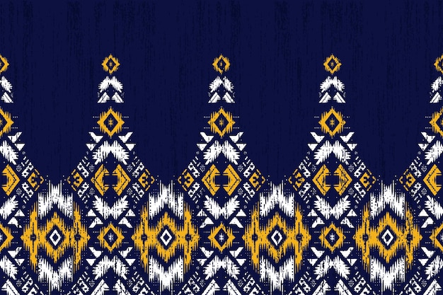 Navajo tribal vector seamless pattern Native American ornament Ethnic South Western decor style