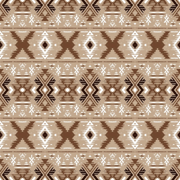 ベクトル ナバホ族のベクトル無縫パターン アメリカ先住民の装飾 南西民族の装飾スタイル