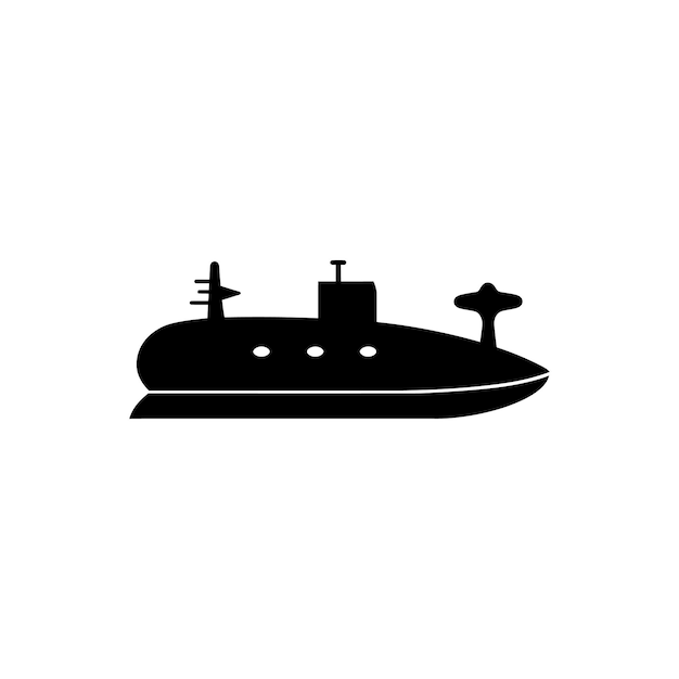 Vector naval craft icon