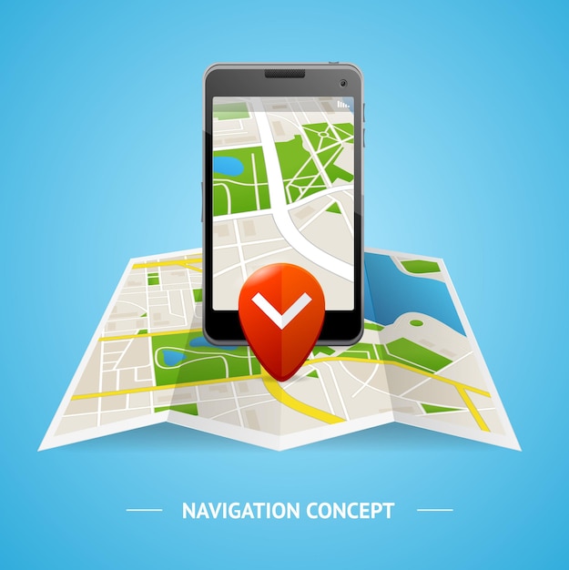 Navigation Concept Vector