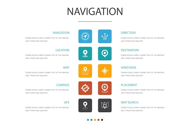 탐색 인포 그래픽 클라우드 디자인 Template.location, 지도, Gps, 방향 간단한 아이콘 간단한 아이콘