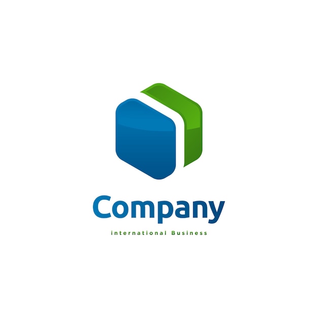 Navigeren door de toekomst van financiën Fintech Logo Concept
