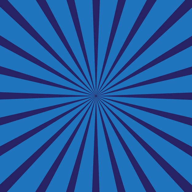 Navy blue and blue sunburst rays background