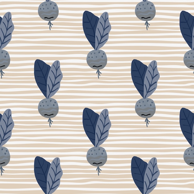 Navy blue radush silhouettes simple seamless pattern