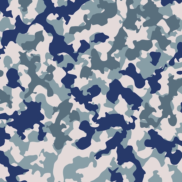 navy Camo Print Camouflage Pattern