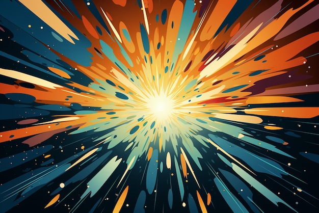 Vector an navy cartoon burst burst background vector