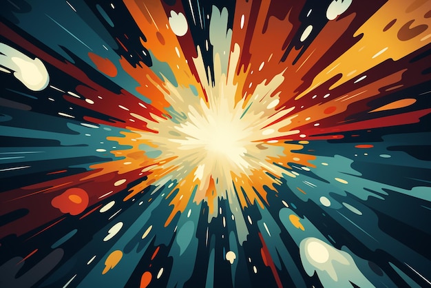 Vector an navy cartoon burst burst background vector