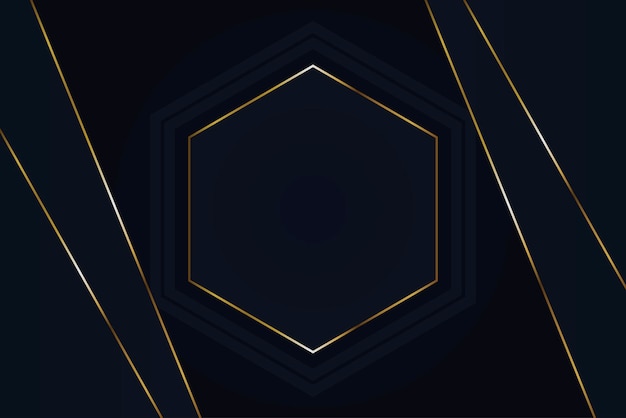 Navy gold luxury background