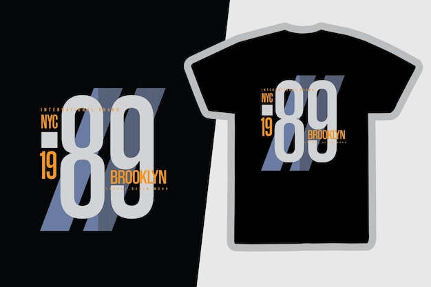 Ne wyork Brooklyn tshirt and apparel design