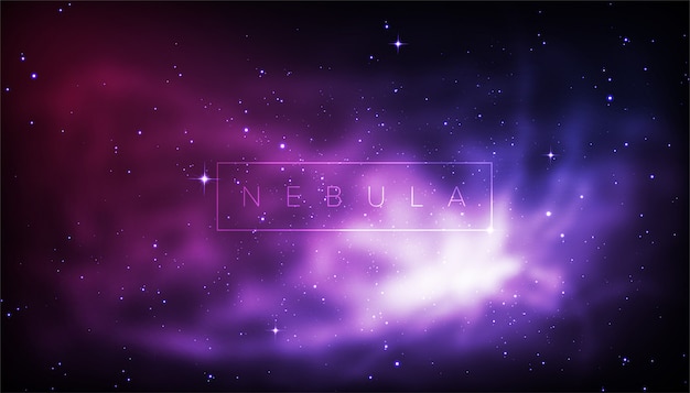 Vector nebula in vector