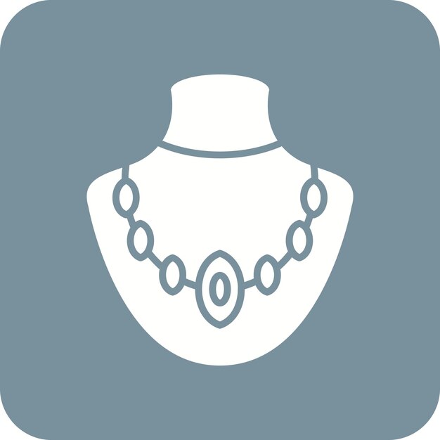 Vector necklace icon vector image can be used for fashion