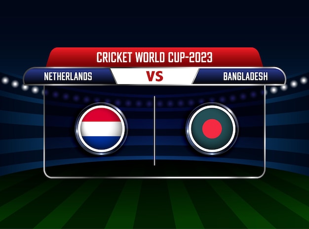 Nederland vs. Bangladesh cricketwereldkampioenschap 2023