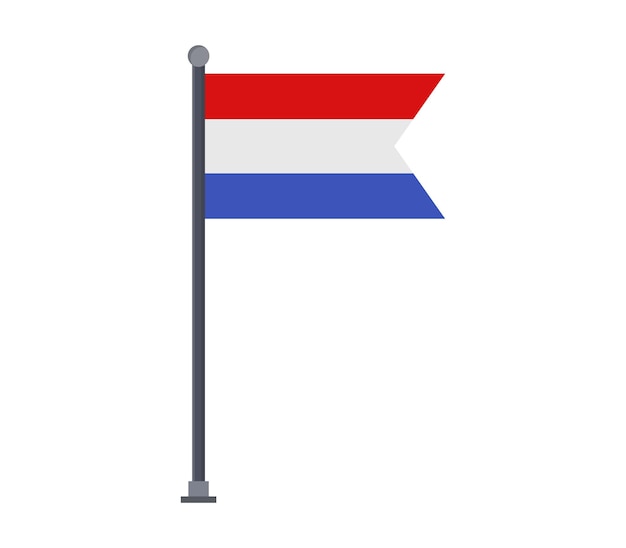 Vector nederlandse vlag