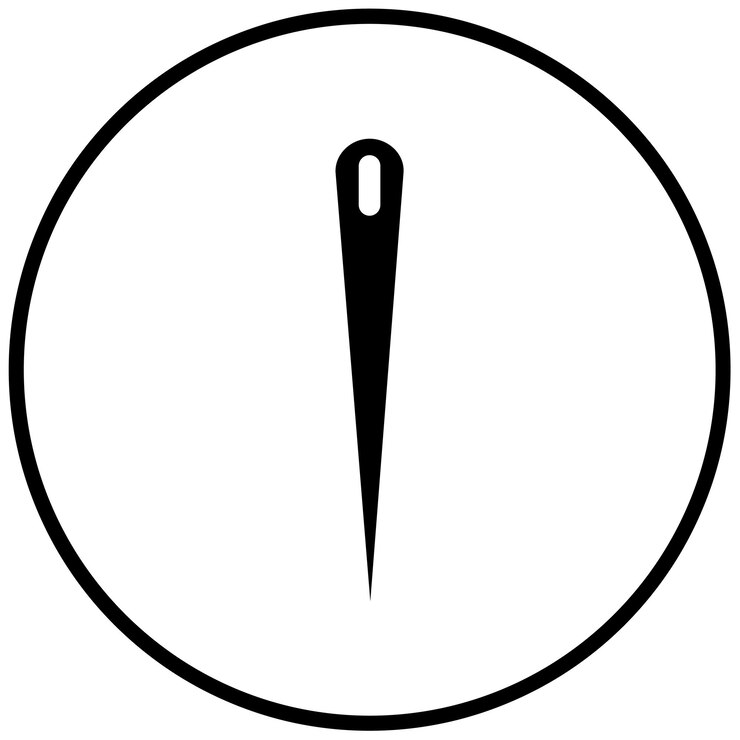 वेक्टर needle vector illustration