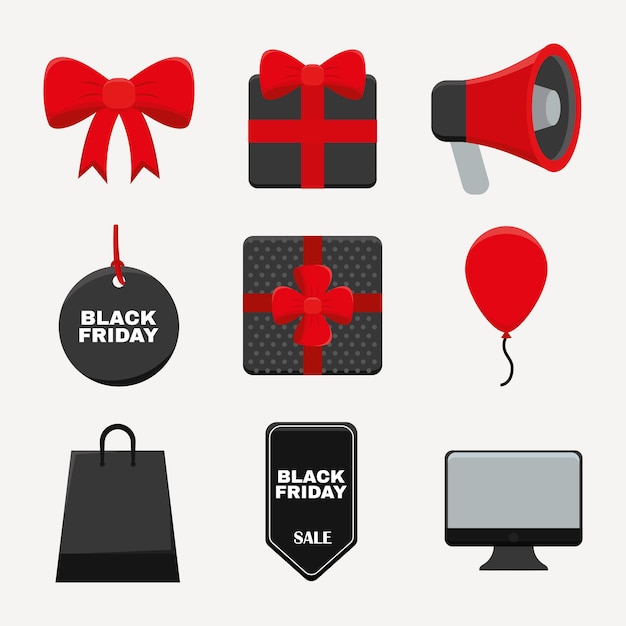 Negen zwarte vrijdagen items