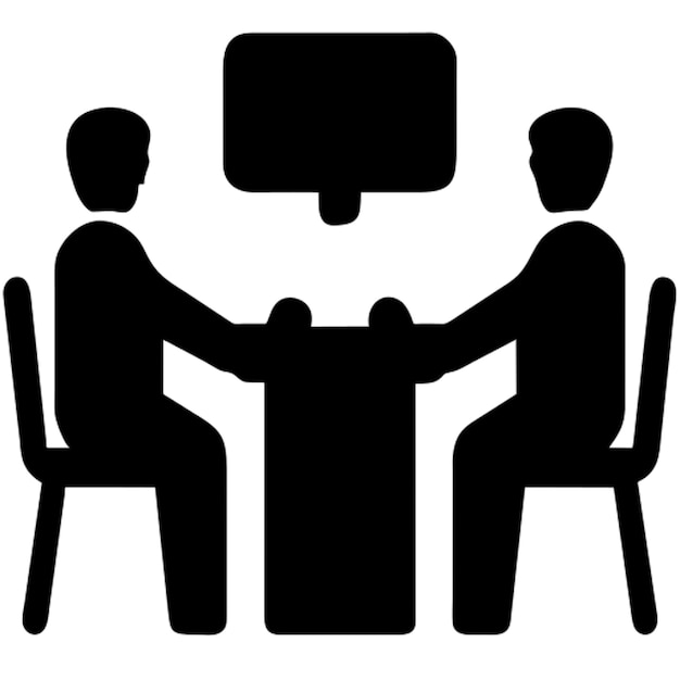 negotiation icon pictogram