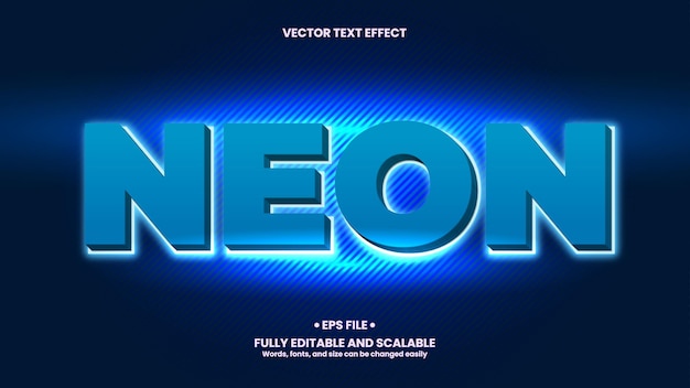 Neon 3d-teksteffect