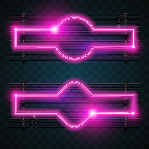 Vector neon achtergrondontwerp