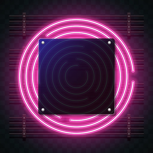 Vector neon background design