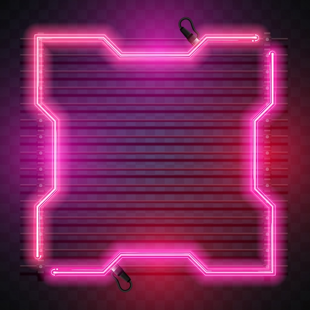 Vector neon background design