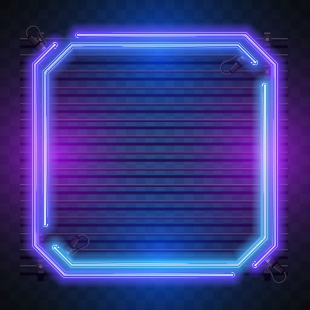 Neon background design