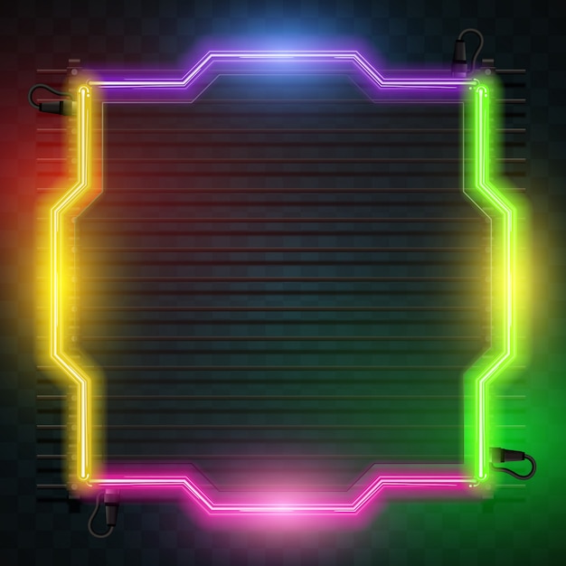 Neon background design