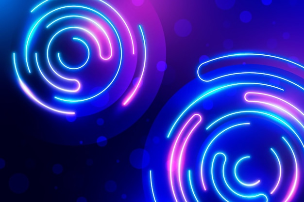 Neon background design