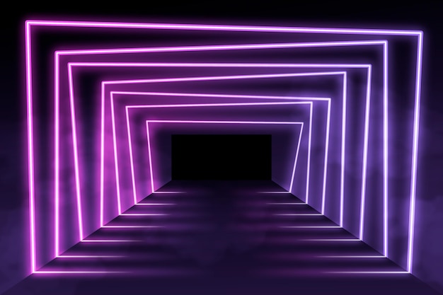 Vector neon background