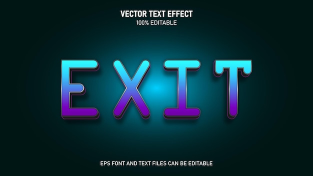 Neon bewerkbaar teksteffect