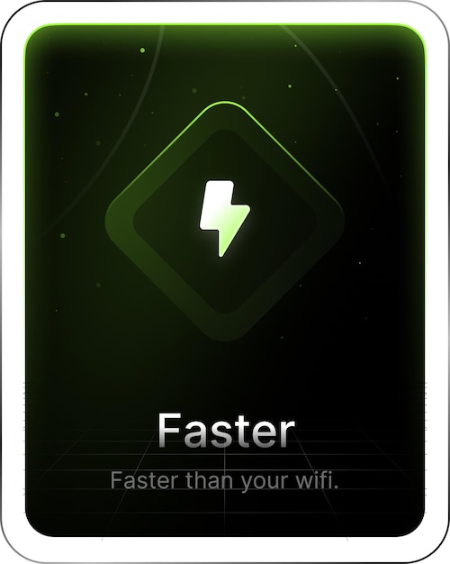 Vector neon card