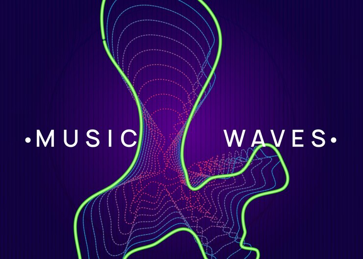 Vector neon club flyer electro dance music trance party dj electroni