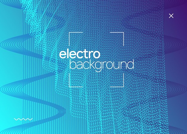 Neon electronic event electro dance dj trance sound club fest