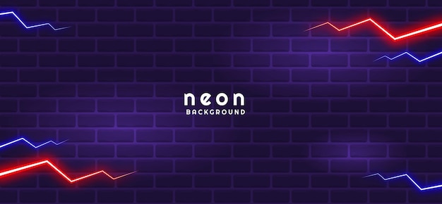 Sfondo flash al neon