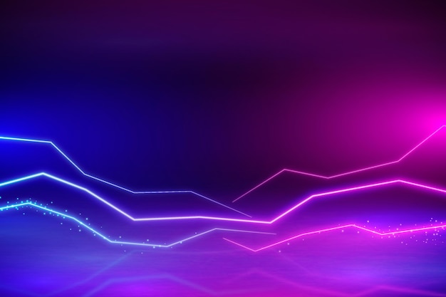 Vector neon gradient background