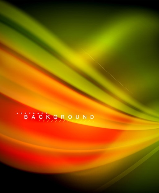 Neon holographic fluid color wave for web wallpaper pattern texture and background
